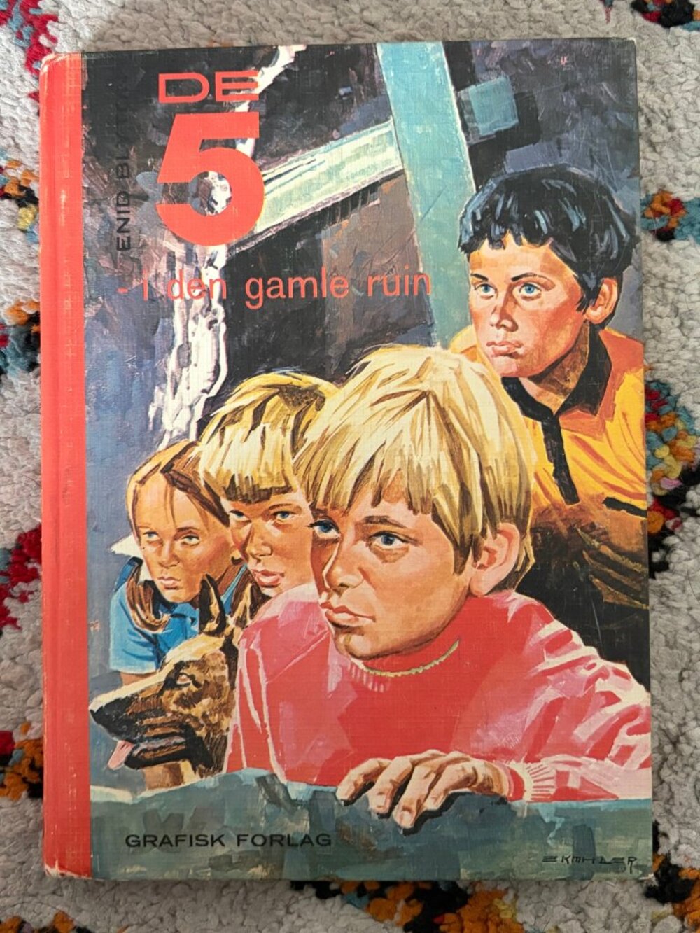 De 5 i den gamle ruin — Enid Blyton, Danish Famous Five